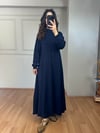 CDBR377Diana Lacivert  Modal Sekiz Parça Elbise