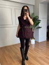 CDBR4613Doria Bordo Premium Kalite Vatkalı Yelek