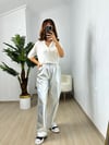 CDBR3647Ekru Delikli Polo Yaka Triko