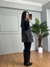 CDBR4174Elen Antrasit Biyeli Polar Yelek