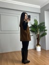 CDBR4176Elen Kahve Biyeli Polar Yelek