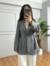 CDBR4671Envo Füme Bel Detaylı Blazer Ceket 