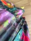 CDBR4390Flora Pembe Botanik Desen Viskon Maxi Boy Elbise 