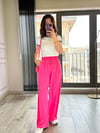CDBR34579Fuşya Lastikli Bol Pantolon