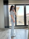 CDBR3539Gri Önden Biyeli Modal Kumaş Eşofman Takım