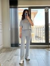 CDBR3539Gri Önden Biyeli Modal Kumaş Eşofman Takım