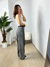 CDBR3707Gri Yıkamalı Palazzo Jean