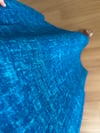 CDBR4278Helin Mavi Hareli  Pamuk Viskon Midi Boy Elbise