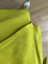 CDBR4427Kety Yağ Yeşili Keten Kalın Askılı Elbise