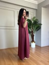 CDBR4445Khalesi Gül Kurusu Müslin Kumaş Elbise
