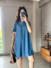 CDBR3584Kot Tensel Kumaş Tunik Elbise