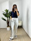 CDBR3648Lacivert Delikli Polo Yaka Triko