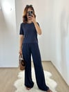CDBR3602Lacivert Oysho Modal Kumaş Penye Pantolon Takım