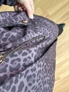 CDBR4692Lana Leopar Büzgülü Premium Ceket 