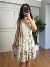 CDBR4466Lotus Beyaz Verev Esnek Elbise