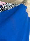 CDBR4359Luisa Lacivert Leopar detaylı Penye Modal Elbise 