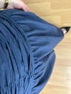 CDBR4230Luna Lacivert Bel Detaylı Premium Kalite Maxi Elbise