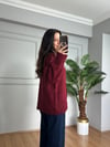 CDBR4693Lundy Bordo Triko Hırka