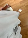 CDBR4008Lusia Gri Gabardin Kumaş Gömlek Şalvar Pantolon Takım