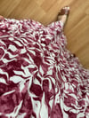 CDBR3985Manolya Bordo Pamuk Viskon Kolsuz Elbise