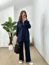 CDBR3774Marina Lacivert Modal Kumaş Eşofman Takım