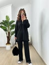 CDBR3772Marina Siyah Modal Kumaş Eşofman Takım