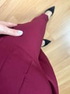CDBR4026Oxi Bordo  Krep Kumaş Pensli Pantolon