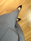 CDBR4029Oxi Gri Krep Kumaş Pensli Pantolon