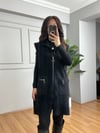 CDBR4661Penha Siyah Angora Fermuarlı Yelek