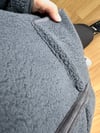 CDBR4708Raus Antrasit Nubuk Biyeli Kuzu Ceket