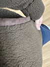 CDBR4705Rena Kahve Nubuk Detaylı Kuzu Ceket