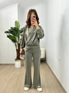 CDBR3764Roselin Haki Oysh Modal Kumaş Tasarım Takım