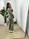 CDBR3764Roselin Haki Oysh Modal Kumaş Tasarım Takım