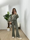 CDBR3764Roselin Haki Oysh Modal Kumaş Tasarım Takım