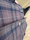 CDBR4689Rost Kahve Siyah Ekose Premium Ceket 