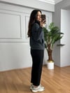 CDBR4648Sable Antrasit Fermuarlı Polar Ceket