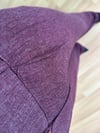 CDBR4210Sidya Bordo Beli Lastikli Pamuk Keten Palazzo Pantolon