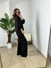 CDBR3657Siyah Çıtçıtlı Eşofman Takımı