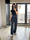 CDBR34578Siyah Lastikli Bol Pantolon