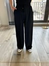 CDBR34578Siyah Lastikli Bol Pantolon