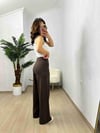CDBR3771Tedy Acı Kahve Orjinal Marka Oysh Modal Kumaş Eşofman Altı