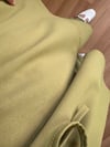 CDBR4598Tiana Yeşil Beli Büzgülü Gömlek Pantolon Takım 