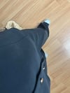 CDBR4046Velora Siyah Gold Detay Tensel Gabardin Gömlek Pantolon Takım