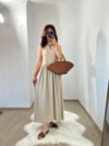 CDBR3605Vizon Polo Yaka Pamuk Saten Cepli Elbise