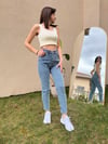 Yıkamalı Mom Jean