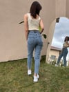 Yıkamalı Mom Jean