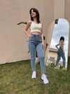 Yıkamalı Mom Jean