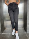 Zara Model Siyah Mom Jean