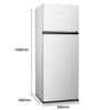 HISENSE RT267D4AWF 205 LT. ÇİFT KAPILI BUZDOLABI