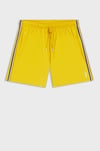 BOSS  BOSS Erkek Beli Bağlamalı Cepli Astarlı Kısa Boy Sarı Deniz Şortu 50491594-726